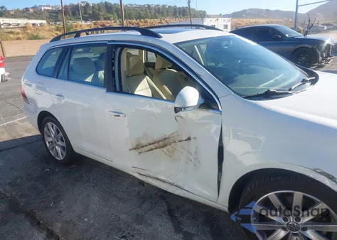 2014 Volkswagen Jetta Sportwagen 2.0L Tdi из США, поврежденный, VIN 3VWPL7AJ2EM622252